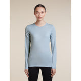 Icebreaker W 200 Oasis LS Crewe Damen Langarmshirt zinc-blue Produktbild 1