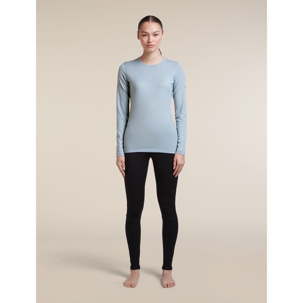 Icebreaker W 200 Oasis LS Crewe Damen Langarmshirt zinc-blue Produktbild 3