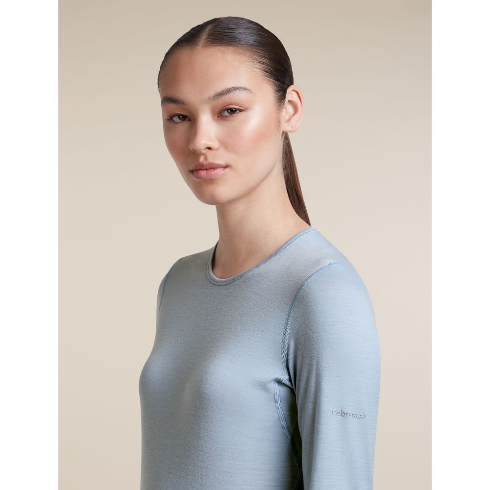 Icebreaker W 200 Oasis LS Crewe Damen Langarmshirt zinc-blue Produktbild 7