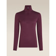 Icebreaker W 200 Oasis LS Half Zip Damen Funktionsshirt dk-berry Produktbild 0