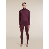 Icebreaker W 200 Oasis LS Half Zip Damen Funktionsshirt dk-berry Produktbild 3