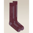 Icebreaker W Mer Ski+ Medium Otc Damen Skisocke dkberry-greyplu-zincbl Produktbild 0