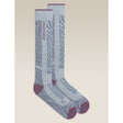 Icebreaker W Mer Ski+ Medium Otc Mountain Contour Damen Skisocke zinc-blue-grey-plum-dawn Produktbild 0