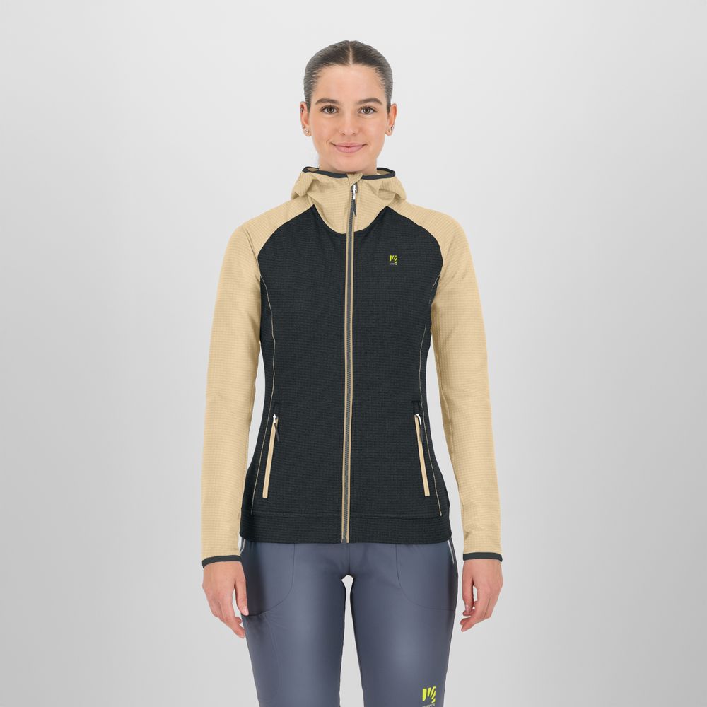 Karpos Ambrizzola Full-Zip Damen Midlayer woodlgray-summer Produktbild 2