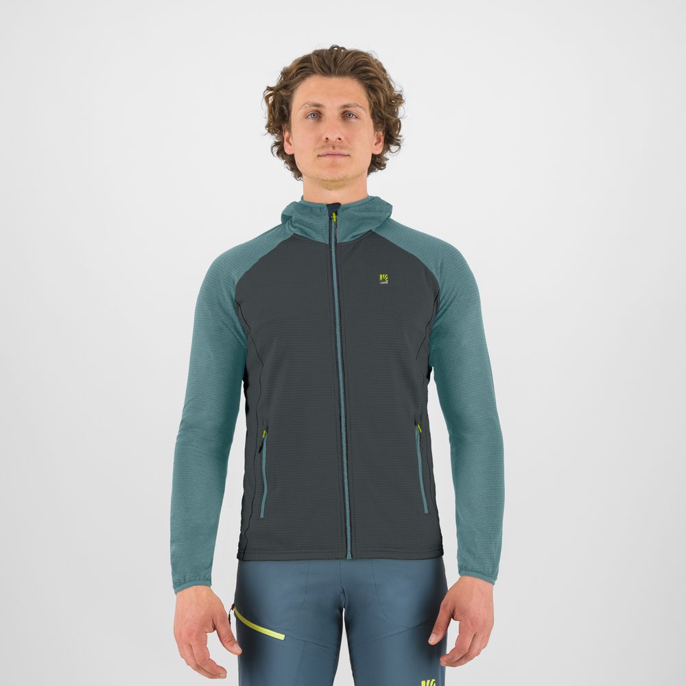 Karpos Ambrizzola Full-Zip Hoodie Herren Kapuzenjacke urban-mineral-blue Produktbild 2