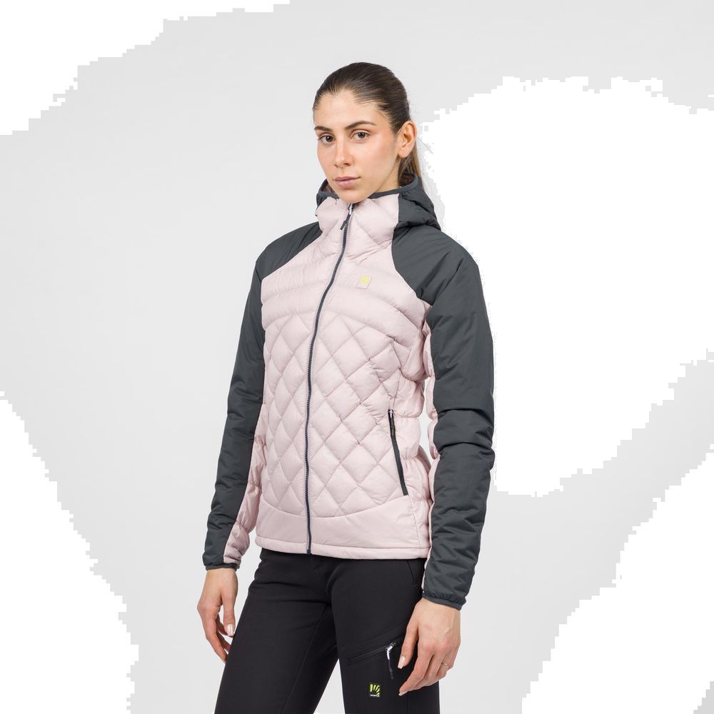 Karpos Lastei Active Plus Damen Isolationsjacke lilac-woodlgray Produktbild 2