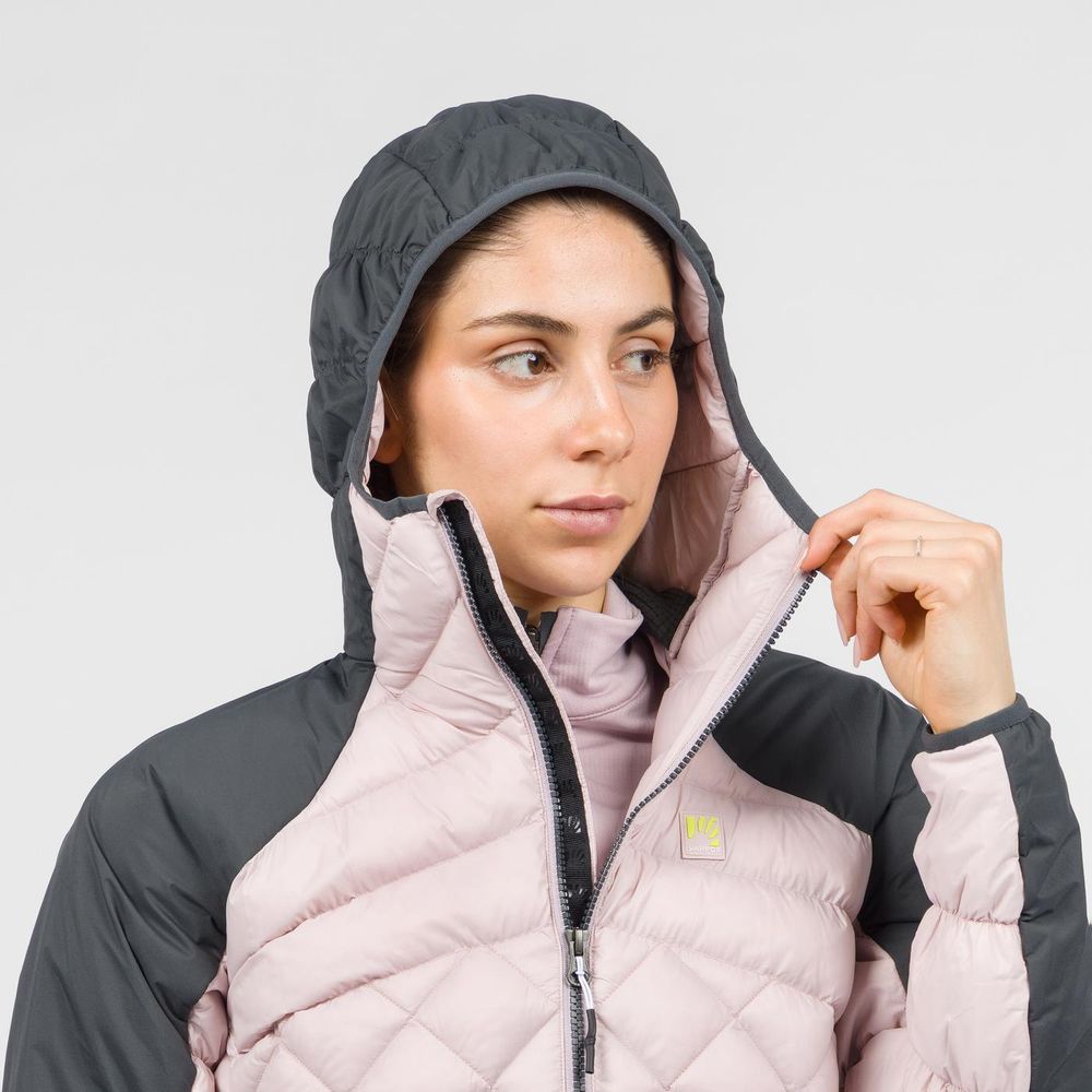 Karpos Lastei Active Plus Damen Isolationsjacke lilac-woodlgray Produktbild 5