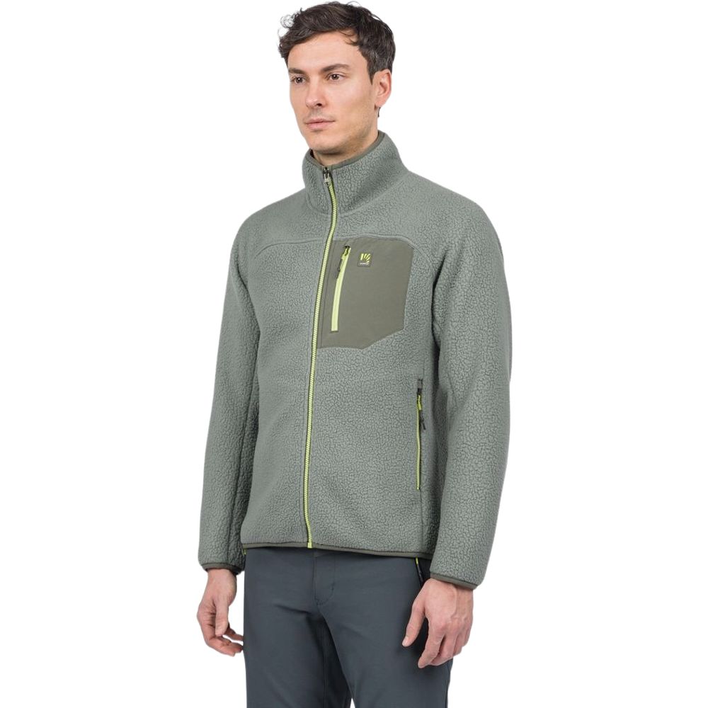 Karpos Moiazza Retrò Fleece Herren Fleecejacke castor-kambaba Produktbild 2