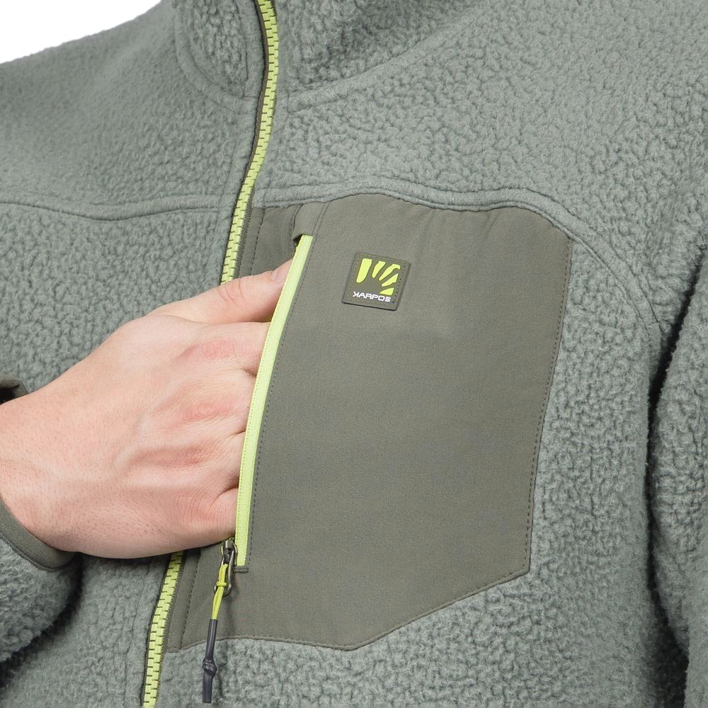 Karpos Moiazza Retrò Fleece Herren Fleecejacke castor-kambaba Produktbild 4