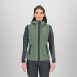 Karpos Moiazza Retro Hoodie Damen Fleeceweste hedge-woodlgray Produktbild 0