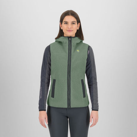 Karpos Moiazza Retro Hoodie Damen Fleeceweste hedge-woodlgray Produktbild 0