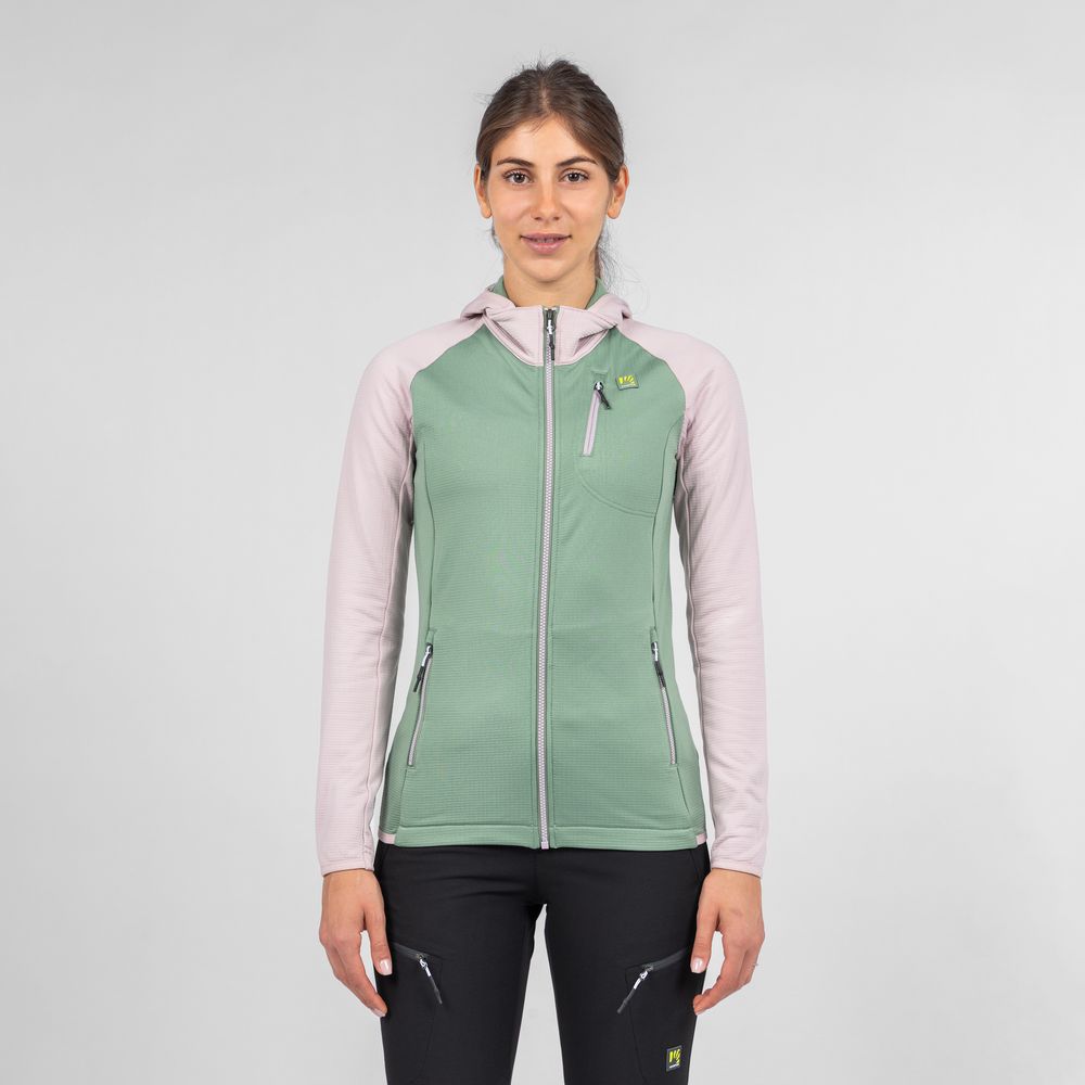Karpos Odle Evo W Hoodie Full Zip Fleece Damen Midlayer hedge-lilac Produktbild 2