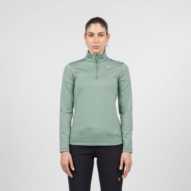 Karpos Pizzocco Evo W Half Zip Fleece Damen Longsleeve hedge Produktbild 0
