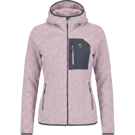 Karpos Rocchetta Evo Hoodie Damen Fleecejacke lilac-woodlgray Produktbild 0