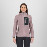 Karpos Rocchetta Evo Hoodie Damen Fleecejacke lilac-woodlgray Produktbild 2