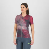 Karpos Sarca Full Zip Damen Trikot beet-red-pristine Produktbild 4