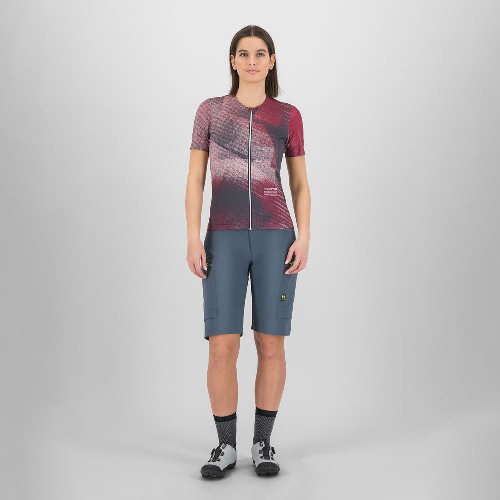 Karpos Sarca Full Zip Damen Trikot beet-red-pristine Produktbild 6