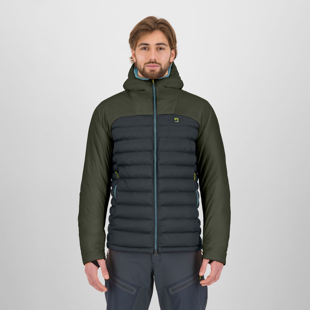 Karpos Sass D'o Hoodie Jkt Herren Isolationsjacke woodlgray deep depths Produktbild 1