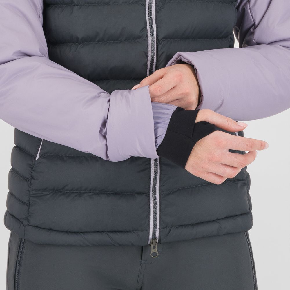 Karpos Sass D'ortiga Damen Isolationsjacke woodlgray lavender Produktbild 4