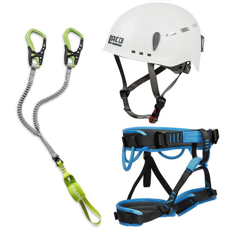 Klettersteig Komplettset Edelrid Cable Comfort VI + LACD Start + LACD Protector Helm white Produktbild 0