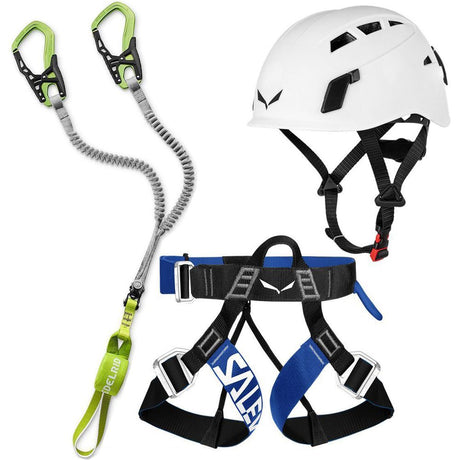 Klettersteig Komplettset Edelrid Cable Comfort VI + Salewa Via Ferrata Evo Harness + Salewa Toxo Helm white Produktbild 0