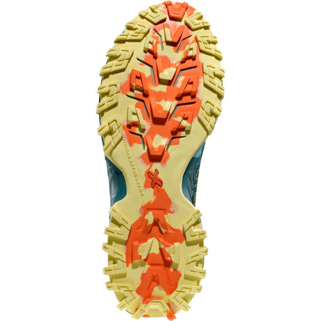 La Sportiva Bushido III Wide Damen Trailrunningschuh everglade zest Produktbild 1