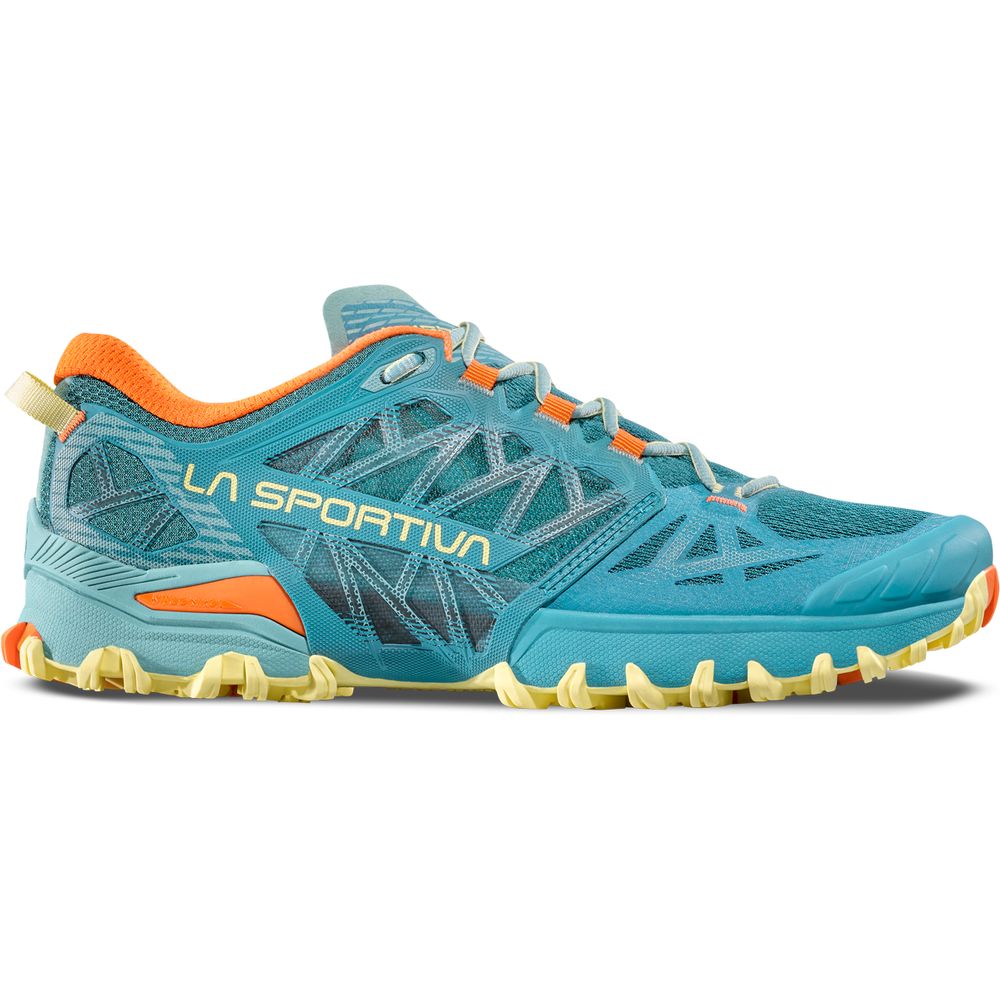 La Sportiva Bushido III Wide Damen Trailrunningschuh everglade zest Produktbild 2