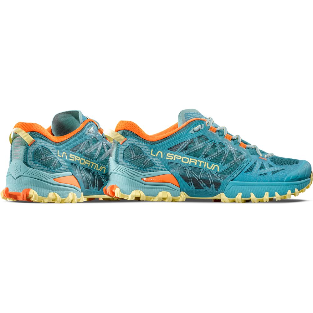 La Sportiva Bushido III Wide Damen Trailrunningschuh everglade zest Produktbild 4
