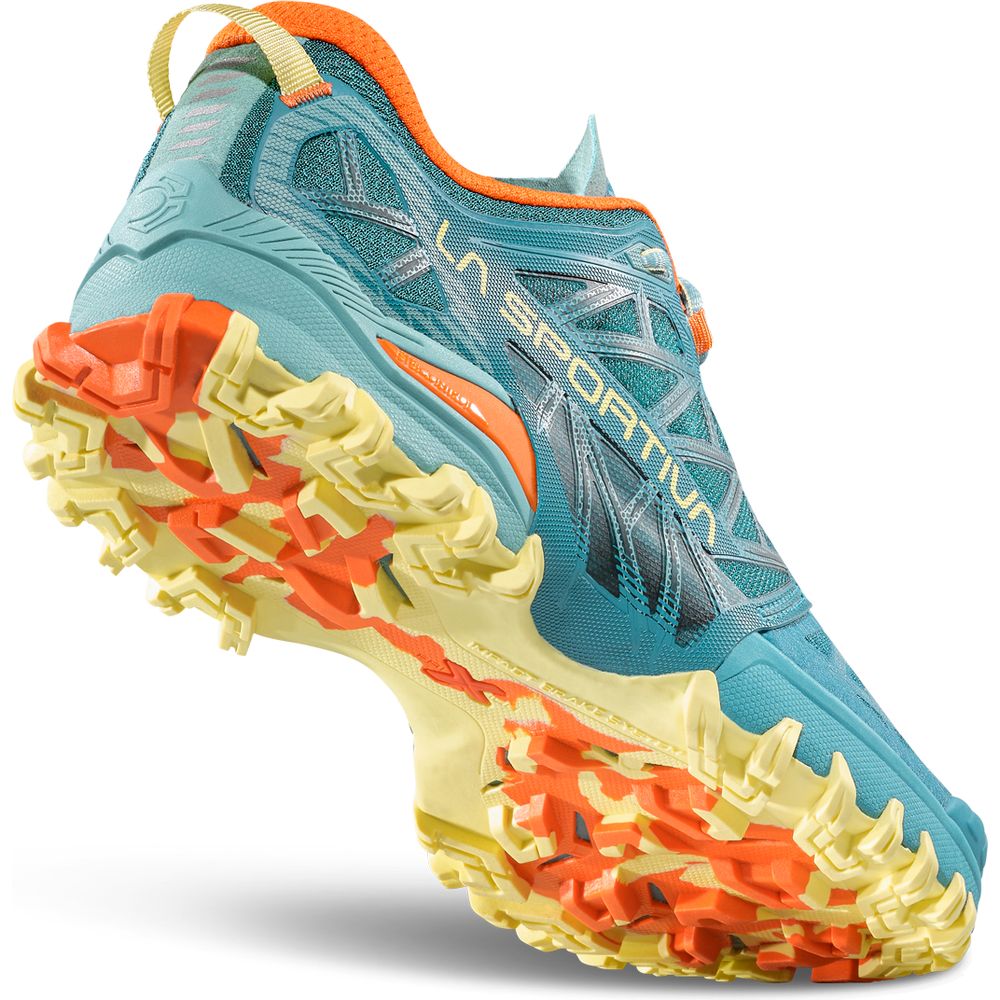 La Sportiva Bushido III Wide Damen Trailrunningschuh everglade zest Produktbild 6
