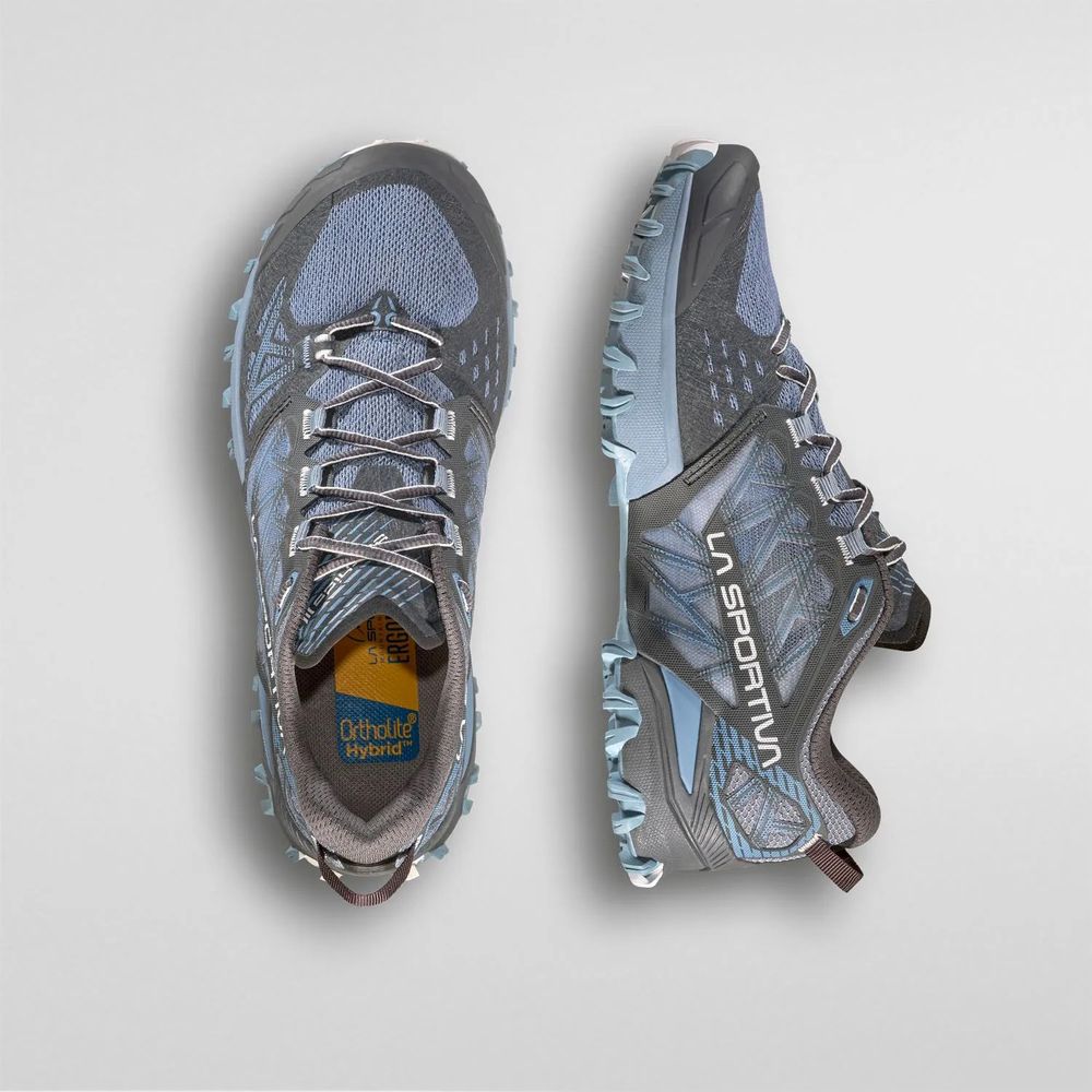 La Sportiva Bushido III Wide Trailrunningschuh Damen carbon-limestone Produktbild 2