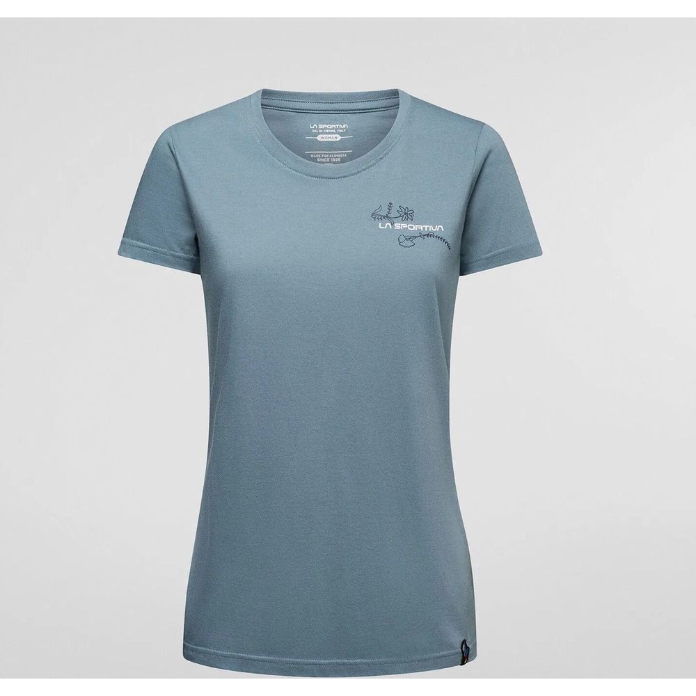 La Sportiva Climb Flower Damen T-Shirt limestone-night-sky Produktbild 0