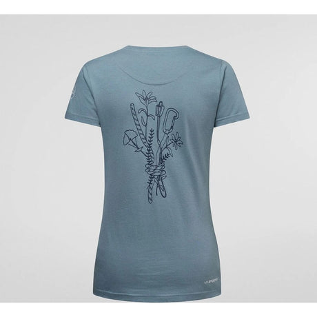La Sportiva Climb Flower Damen T-Shirt limestone-night-sky Produktbild 1