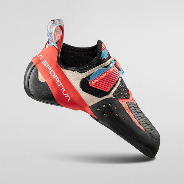 La Sportiva Solution Comp Damen Kletterschuh hibiscus-malibu-blue Produktbild 0