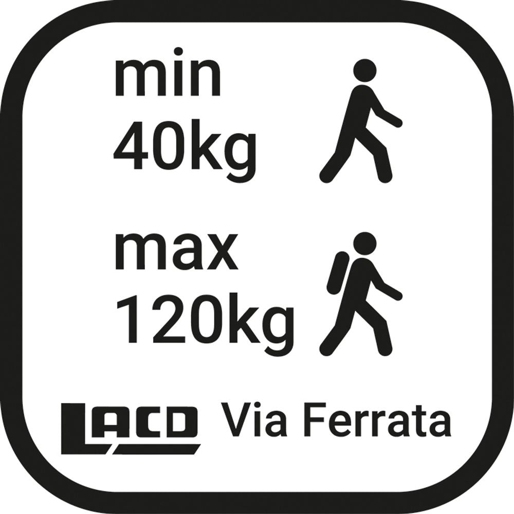 LACD Via Ferrata Pro Evo 3.0 blue Klettersteigset Produktbild 2