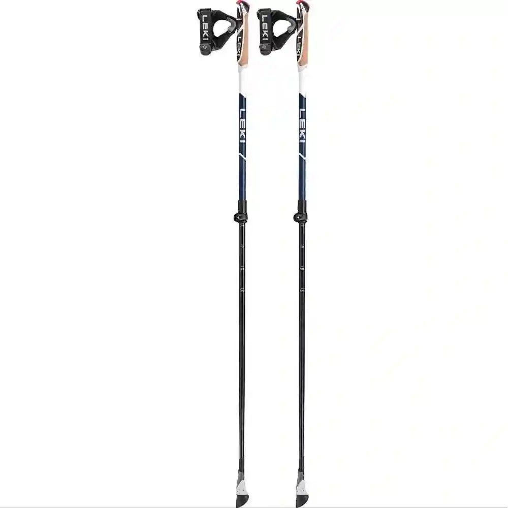 Leki Smart Supreme Nordic Walking Wanderstock metallic darkblue white Produktbild 1