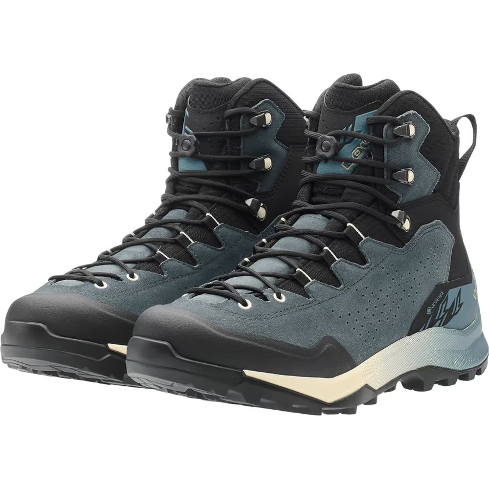 Lowa Explorer GTX Mid Herren Wanderschuh schieferblau-schwarz Produktbild 1