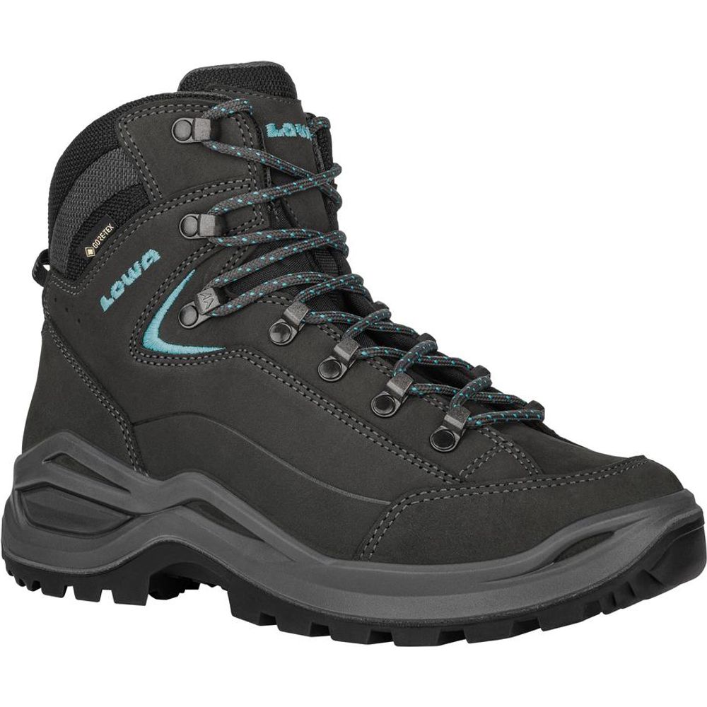 Lowa Renegade Evo GTX Mid Ws Damen Wanderschuh asphalt-türkis Produktbild 4