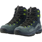 Lowa Wandax GTX Mid Jr Kinder Wanderschuh dunkelpetrol-limone Produktbild 2