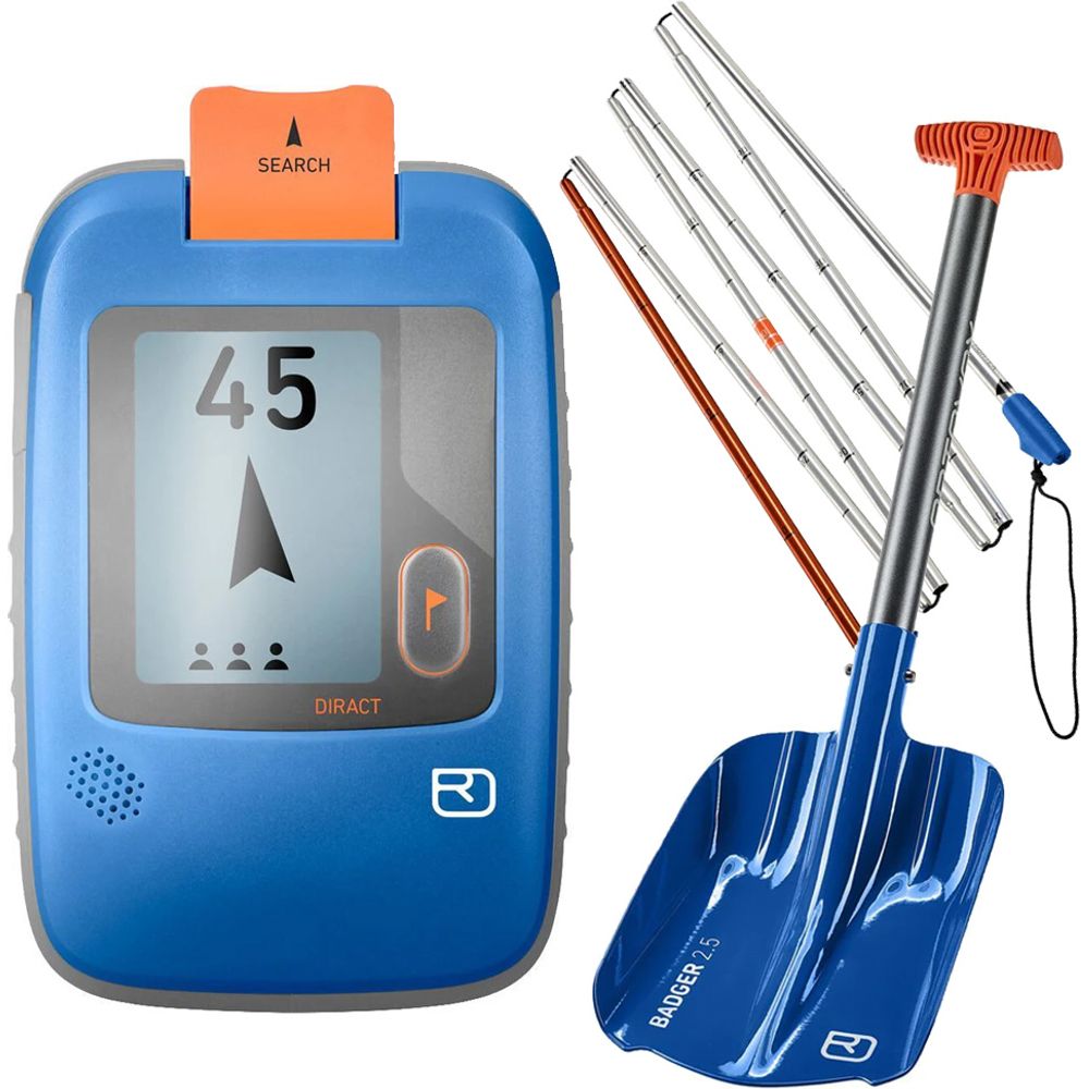 LVS Komplettset Ortovox Diract + Badger Lawinenschaufel + Alu 240 Sonde Produktbild 0