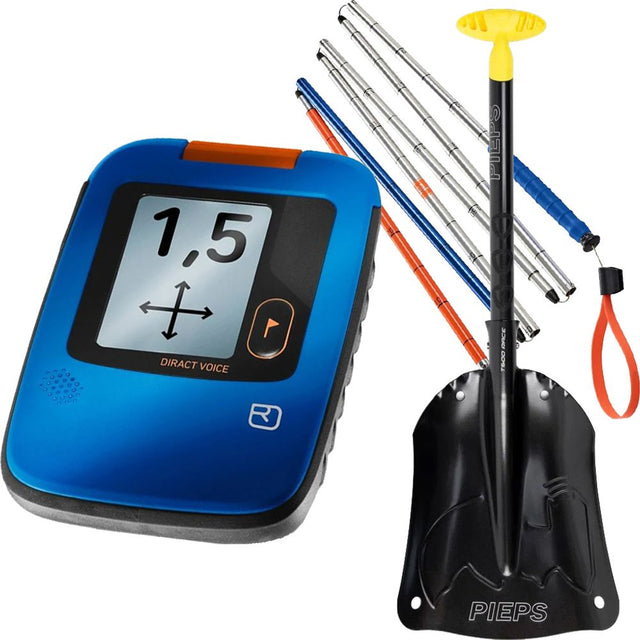 LVS Komplettset Ortovox Diract Voice + Pieps T 500 Race Lawinenschaufel + Alu 240 PFA Sonde Produktbild 0