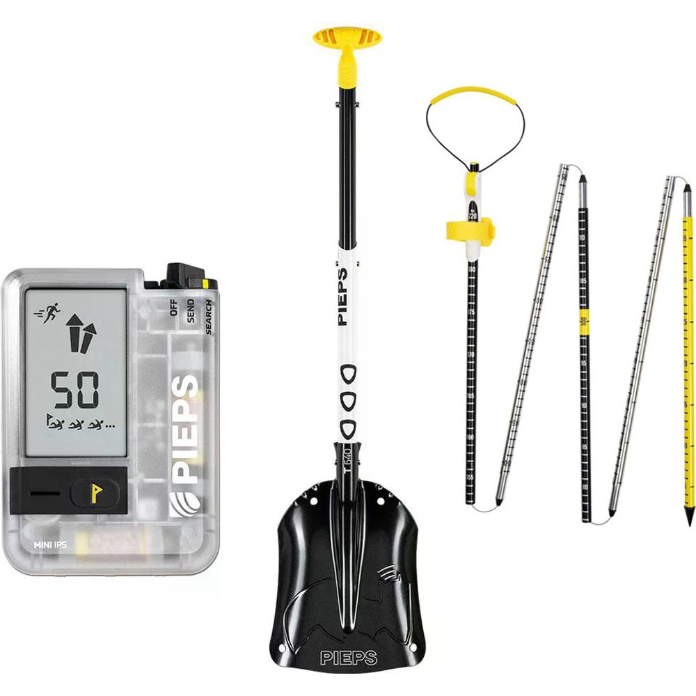 LVS Komplettset Pieps Ultimate Mini IPS + T640 telescopic Lawinenschaufel + Pieps Probe Aluminium 220 Sonde Produktbild 0