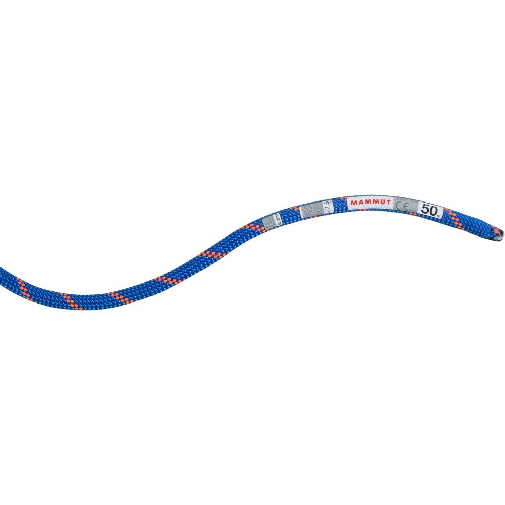 Mammut 7.5 Alpine Sender Dry Rope 60 m Kletterseil blue vibrant orange Produktbild 1