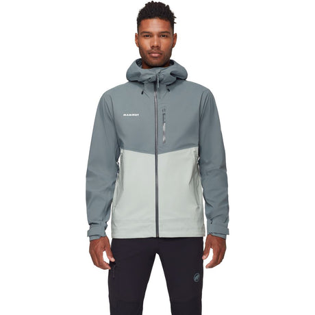 Mammut Alto Guide HS Hooded Herren Hardshelljacke silver sage strata Produktbild 1