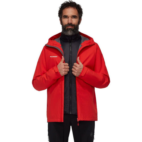 Mammut Alto Light 3 IN 1 HS Hooded Herren Hardshelljacke mammut red black Produktbild 1