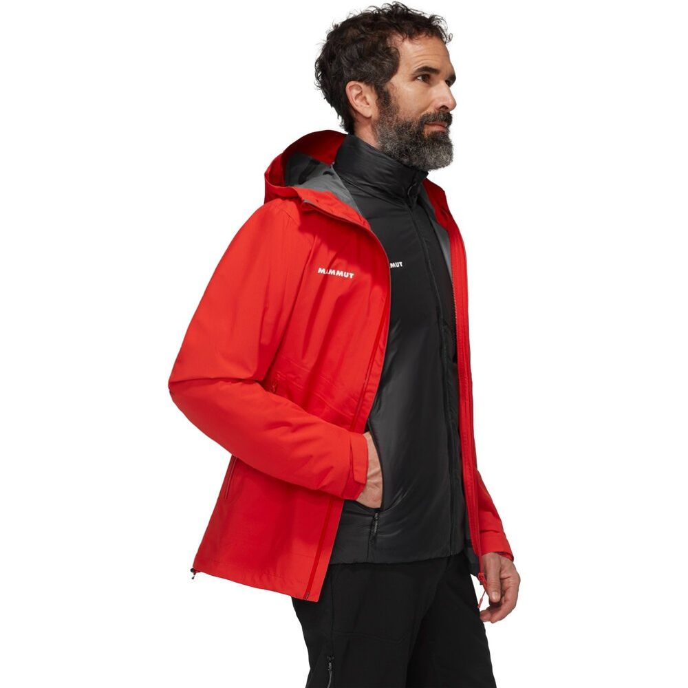 Mammut Alto Light 3 IN 1 HS Hooded Herren Hardshelljacke mammut red black Produktbild 3