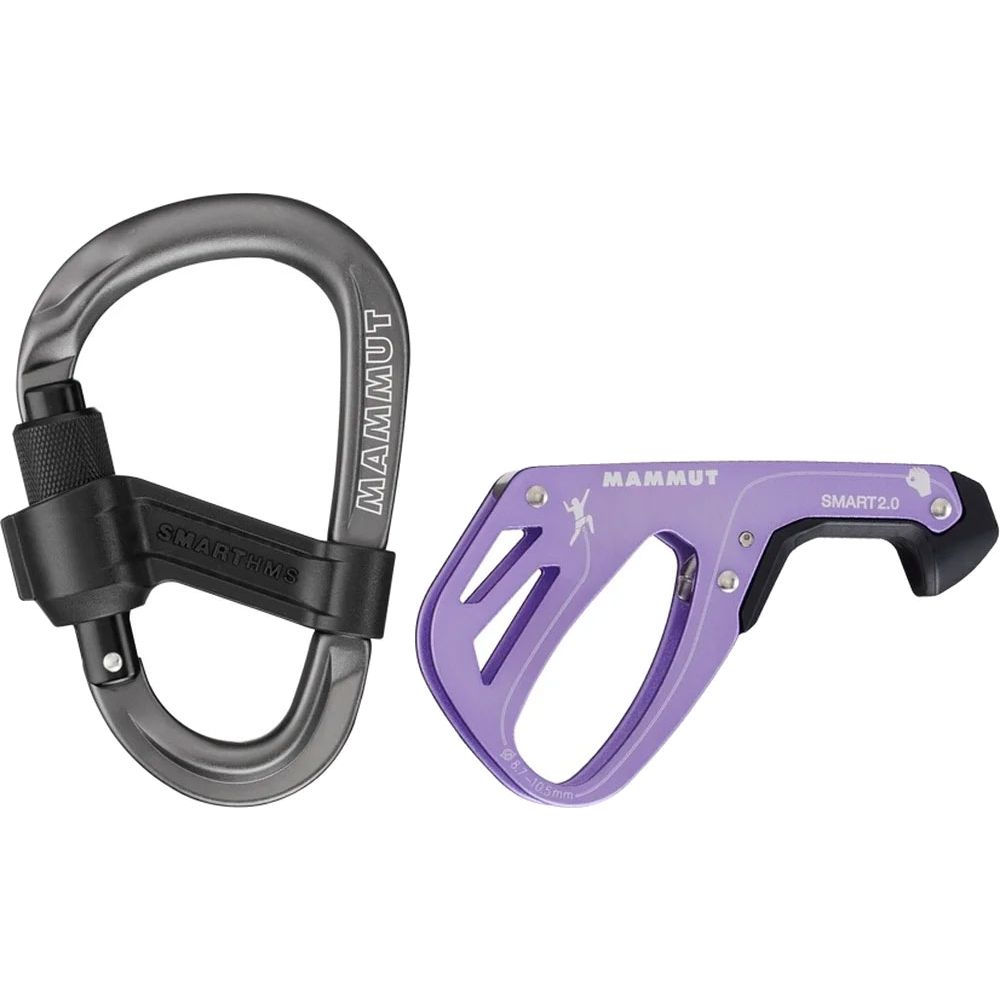 Mammut Smart 2.0 Belay Package Sicherungsgerät und Karabiner alpine calamint Produktbild 0