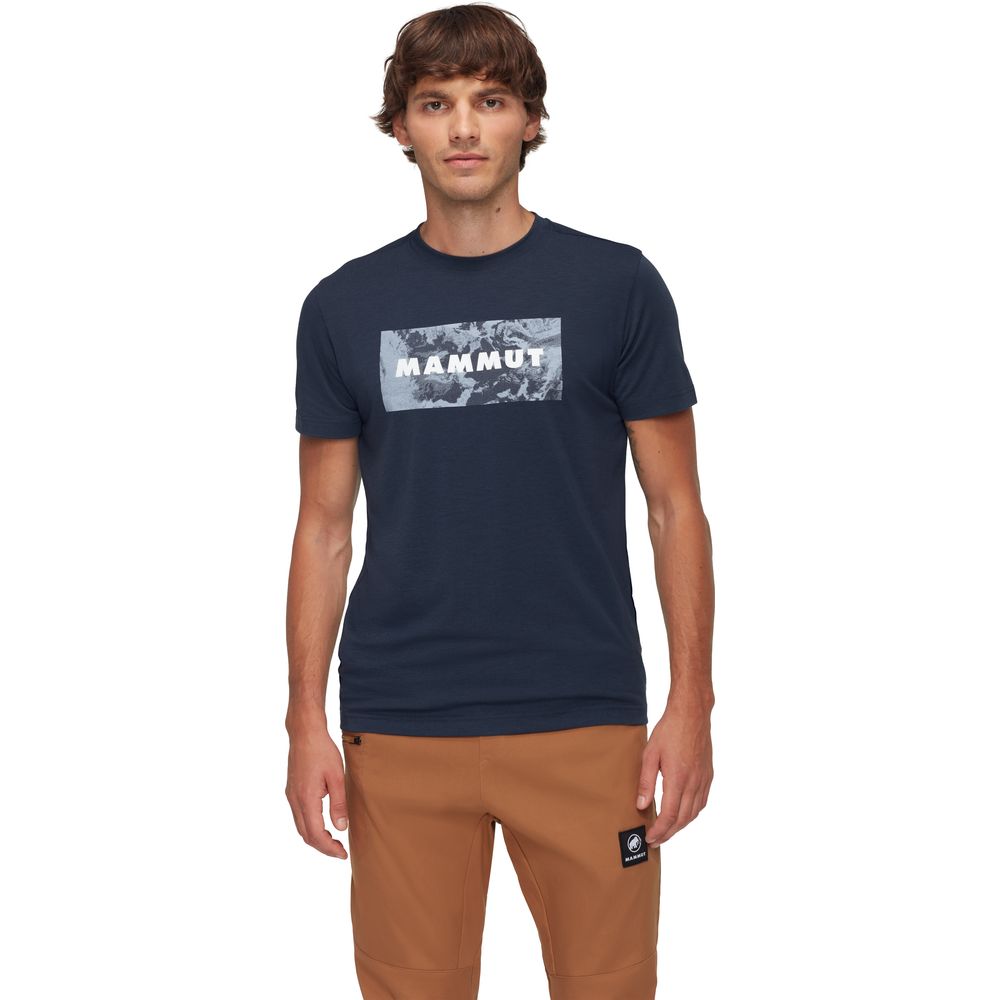 Mammut Trovat Logo Herren T-Shirt marine Produktbild 1