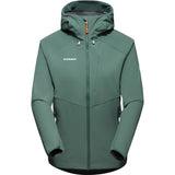 Mammut Ultimate Comfort SO Hooded Damen Softshelljacke dark jade Produktbild 0