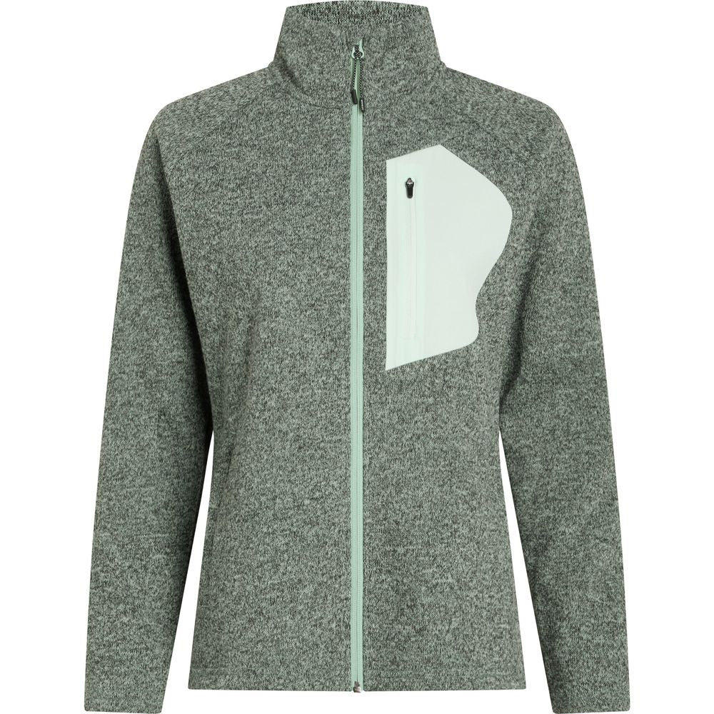 McKinley Arlita W Damen Fleecejacke melange-green-smoke Produktbild 0