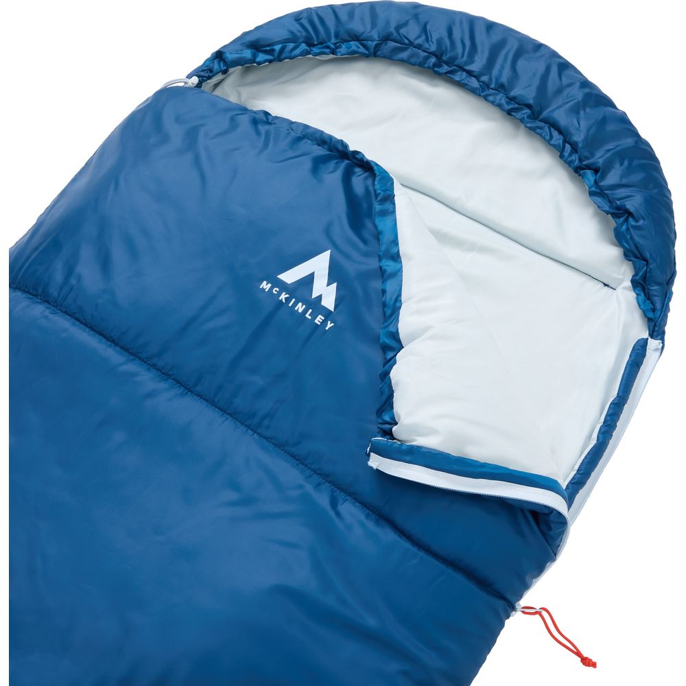 McKinley Camp SoftNest 10 Deckenschlafsack blue petrol/red/blue Produktbild 1